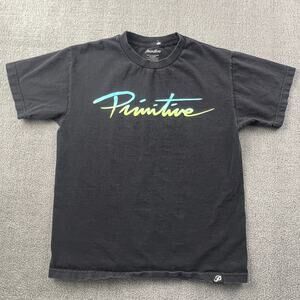 Primitive Apparel Shirt Adult Medium Black Short Sleeve Casual Streetwear Men's